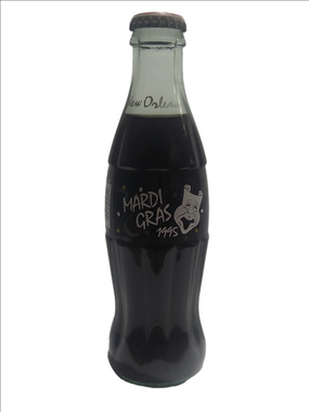 Vintage Coca Cola Mardi Gras 1995 Commemorative Soda Bottle